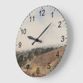 サウスダウンズのビュー – John Martin ラージ壁時計 (傾斜)