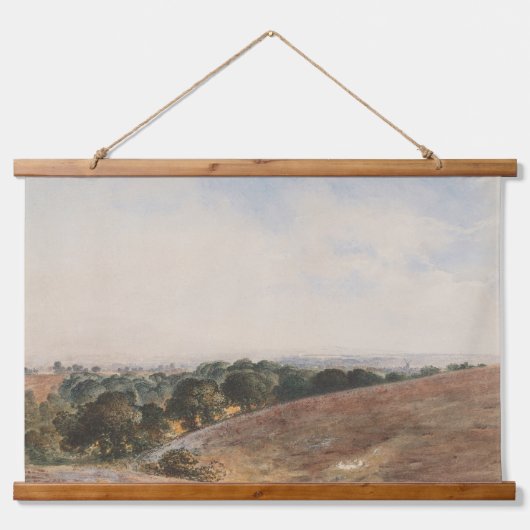 サウスダウンズのビュー – John Martin 吊り下げ型タペストリー (正面)