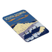 サウスダウンズナショナルパークセブンシスターズイングランド マグネット (右側)