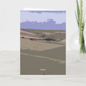 サウスダウンズ1920sスタイルレトロ挨拶カード カード (裏面)