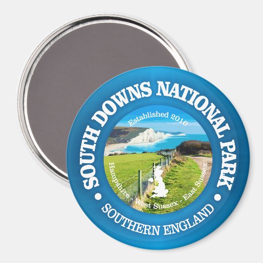 サウスダウンズNP マグネット (正面/裏面)