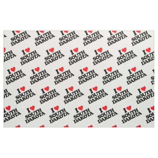 サウスダコタが大好き ファブリック (ファットクウォーター)