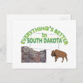 サウスダコタのはがき ポストカード (正面/裏面)