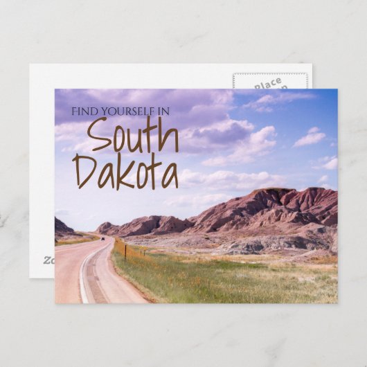 サウスダコタのグリーティングカード ポストカード (正面/裏面)