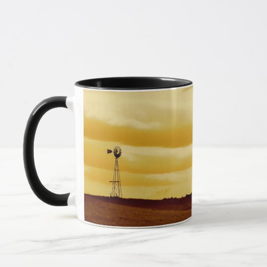 サウスダコタのコーヒー・マグの断念された農場 マグカップ (左)