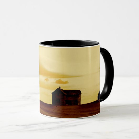 サウスダコタのコーヒー・マグの断念された農場 マグカップ (正面右)