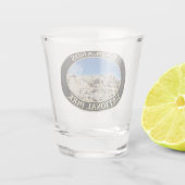 サウスダコタのバッドランズ国立公園 ショットグラス (裏面)