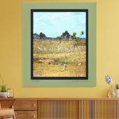 サウスダコタのプレーリーランド キャンバスプリント (インサイチュ (リビング))