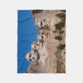 サウスダコタの台形、ラシュモア山 フリースブランケット (正面)