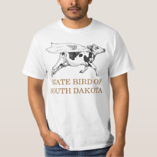 サウスダコタの州鳥: 牛 Tシャツ