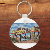サウスダコタの挨拶 キーホルダー (正面)