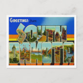 サウスダコタの挨拶 ポストカード (正面)