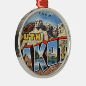 サウスダコタの挨拶 メタルオーナメント (右)