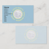 サウスダコタの旗 名刺 (正面/裏面)