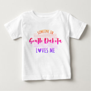 サウスダコタの誰かが私のベビーTシャツを愛している ベビーTシャツ