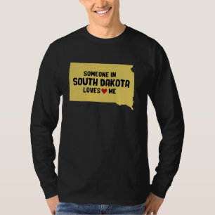 サウスダコタの誰かが私を愛している山ラッシュモアセント Tシャツ