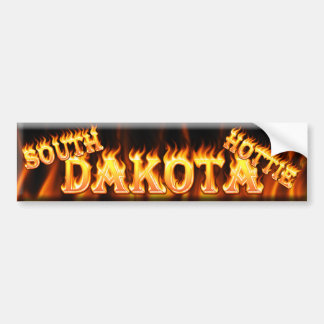 サウスダコタのhottie バンパーステッカー