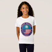 サウスダコタのTシャツ Tシャツ (正面フル)