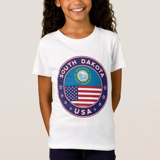 サウスダコタのTシャツ Tシャツ (正面)
