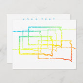 サウスダコタぼやけチル 招待状 (正面/裏面)