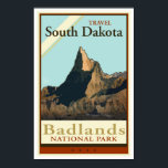 サウスダコタを旅行 ポスター<br><div class="desc">バッドランズ国立公園</div>