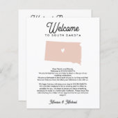 サウスダコタウェルカムレターの旅程ANY COLOR (正面/裏面)