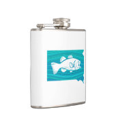 サウスダコタウェーブ魚釣り フラスク (右)