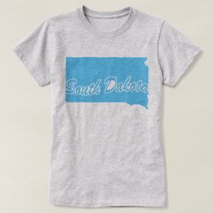 サウスダコタシェイプTシャツ州 Tシャツ