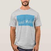 サウスダコタシェイプTシャツ州 Tシャツ (正面)