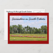 サウスダコタハイウェイ212 ポストカード (正面/裏面)
