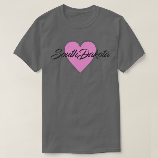 サウスダコタハート Tシャツ (デザイン正面)