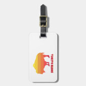 サウスダコタビソン ラゲッジタグ (正面縦)