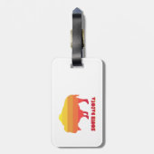 サウスダコタビソン ラゲッジタグ (裏面縦)