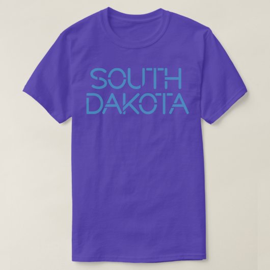 サウスダコタブルー Tシャツ (デザイン正面)