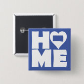 サウスダコタホームハート州ボタンバッジピン 缶バッジ (正面&裏面)