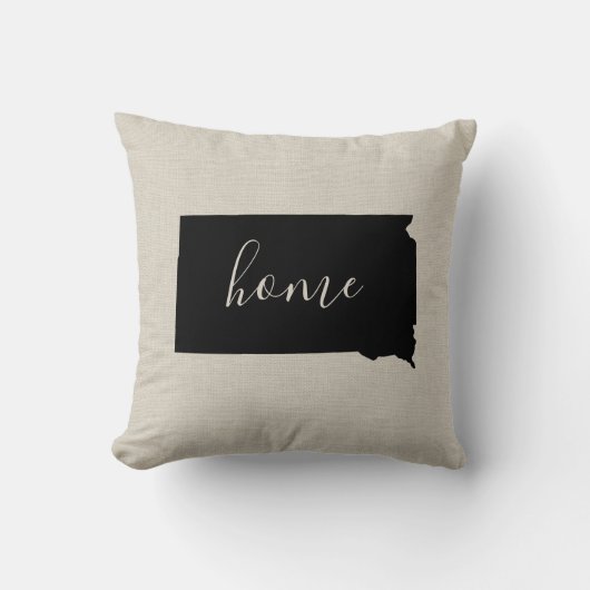 サウスダコタホーム州装飾用クッション クッション (正面)