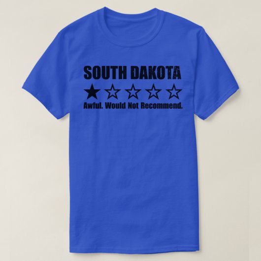 サウスダコタワンレビュー Tシャツ (デザイン正面)