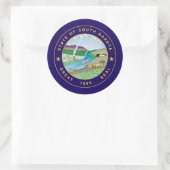 サウスダコタン印章、サウスダコタ印 ラウンドシール (バッグ)