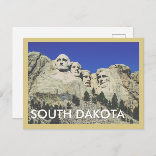 サウスダコタヴィンテージ旅行はがき ポストカード (正面/裏面)