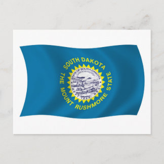 サウスダコタ国旗 ポストカード