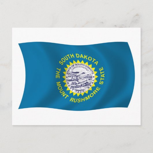 サウスダコタ国旗 ポストカード (正面)