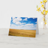 サウスダコタ地方の風景写真 カード (黄色い花)