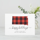 サウスダコタ州からのハッピーホリデーズウォームウィッシュ (スタンド正面)