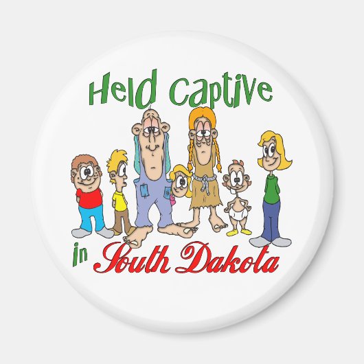 サウスダコタ州で拘束される マグネット (正面)
