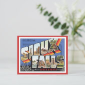 サウスダコタ州のスー秋からの挨拶 ポストカード (スタンド正面)