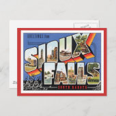 サウスダコタ州のスー秋からの挨拶 ポストカード (正面/裏面)