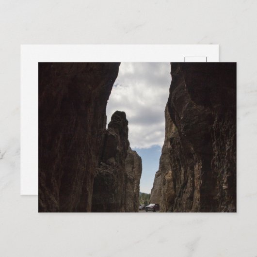 サウスダコタ州のトンネル開口部、針路 ポストカード (正面/裏面)