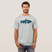 サウスダコタ州のマス Tシャツ (正面フル)