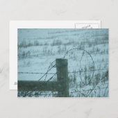 サウスダコタ州の吹雪 ポストカード (正面/裏面)