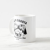 サウスダコタ州の旅 ヴィンテージ コーヒーマグカップ (正面左)